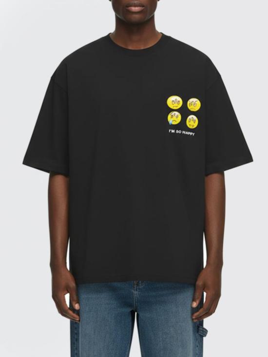 25FW 바로우 반팔 티셔츠 F5BWUATH086 110 Black