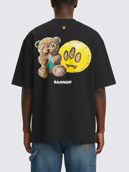 25FW 바로우 반팔 티셔츠 F5BWUATH086 110 Black - BARROW