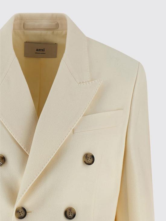 25FW 아미 자켓 FBV002WV0058 185 White - AMI