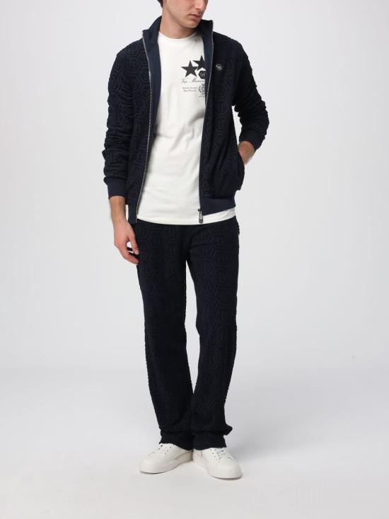 25FW 필립 플레인 스트레이트 팬츠 FAECMJT2658PTE021N 24 Blue - PHILIPP PLEIN