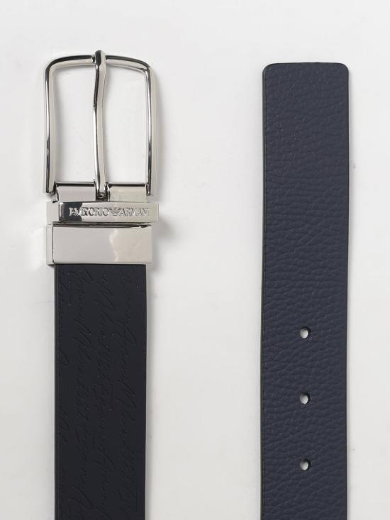 25FW 엠포리오 아르마니 가죽 벨트 EM003102AF18281 UB118 Blue - EMPORIO ARMANI