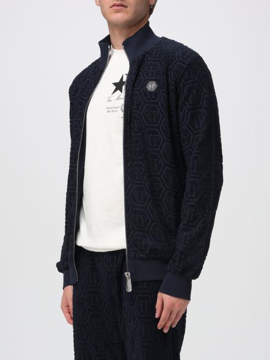 25FW 필립 플레인 긴팔 티셔츠 FAECMJB3769PTE021N 24 Blue - PHILIPP PLEIN