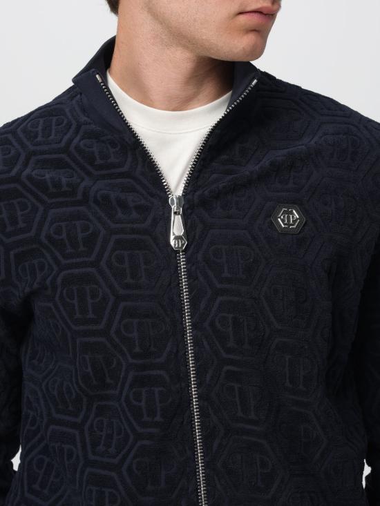 25FW 필립 플레인 긴팔 티셔츠 FAECMJB3769PTE021N 24 Blue - PHILIPP PLEIN