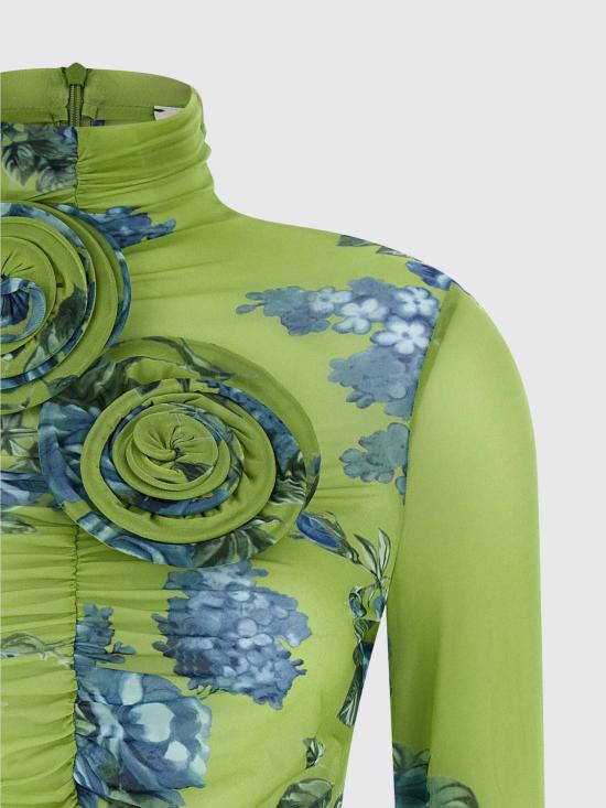 25FW 마그다뷰트림 긴팔 티셔츠 214725 Green - MAGDA BUTRYM