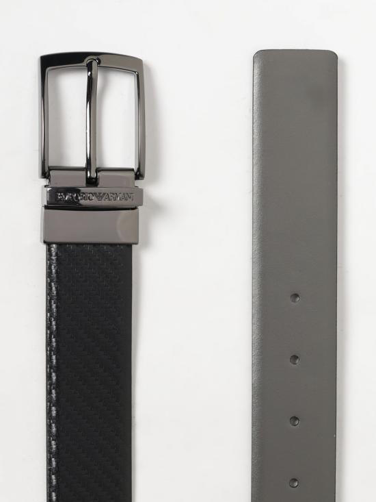 25FW 엠포리오 아르마니 벨트 EM003703AF19586 MC376 Black 1 - EMPORIO ARMANI