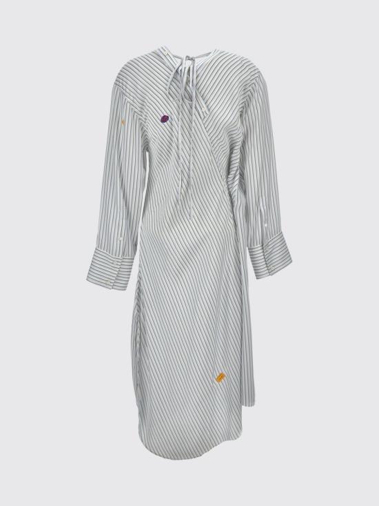 25FW 아크네 스튜디오 롱 원피스 A20828 AF2 Gnawed Blue - ACNE STUDIOS