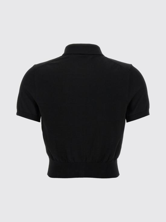 25FW 티바이알렉산더왕 폴로 티셔츠 4KC3253065 001 Black - T BY ALEXANDER WANG