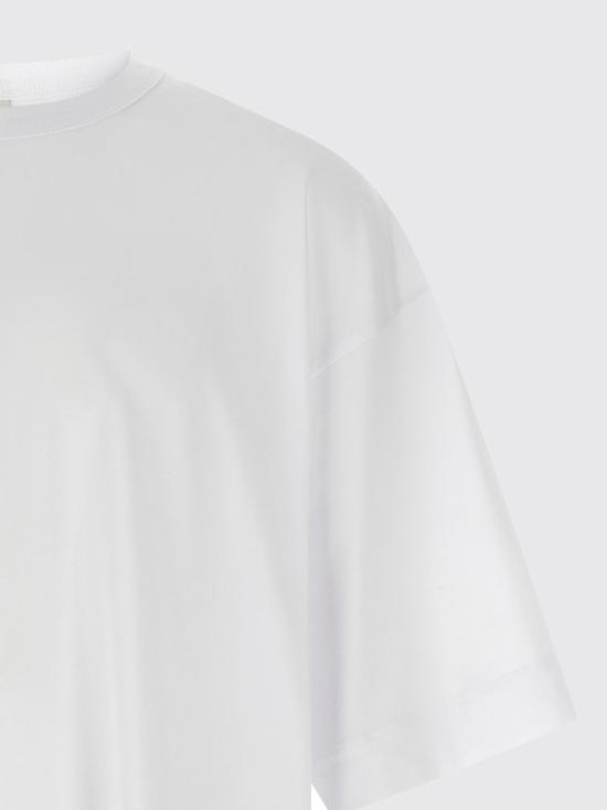 25FW 드리스 반 노튼 반팔 티셔츠 2520211022600 001 White - DRIES VAN NOTEN