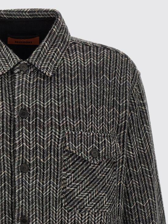 25FW 미소니 자켓 US25WJ07BC005F S91P0 Grey - MISSONI