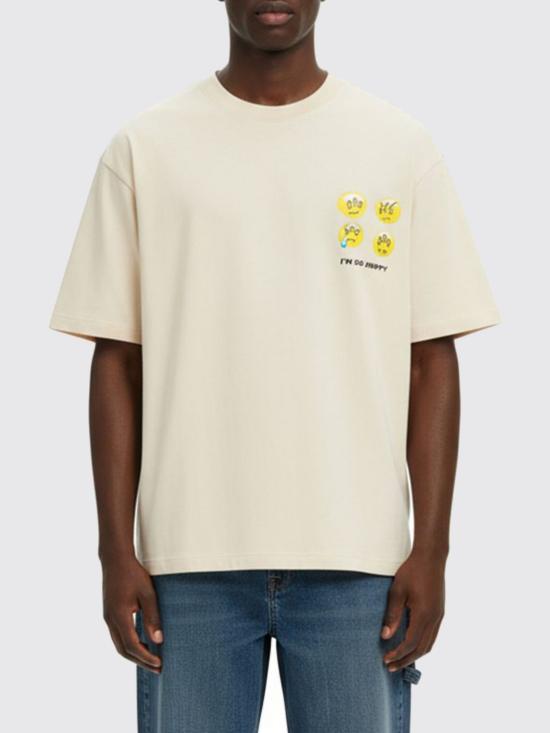 25FW 바로우 반팔 티셔츠 F5BWUATH086 013 Cream