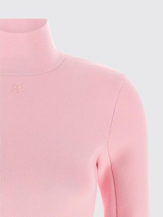 25FW 쿠레쥬 터틀넥 425MPU260FI0001 5011 Pink - COURREGES