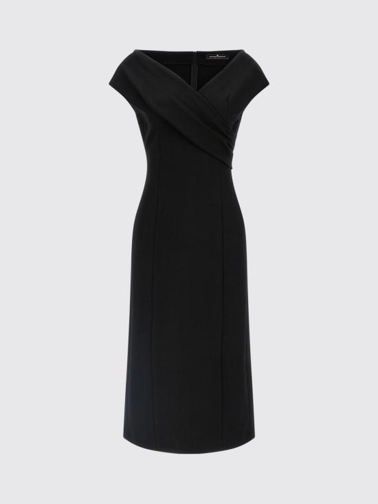 25FW 에르마노 설비노 롱 원피스 D472Q763EWP 95708 Black