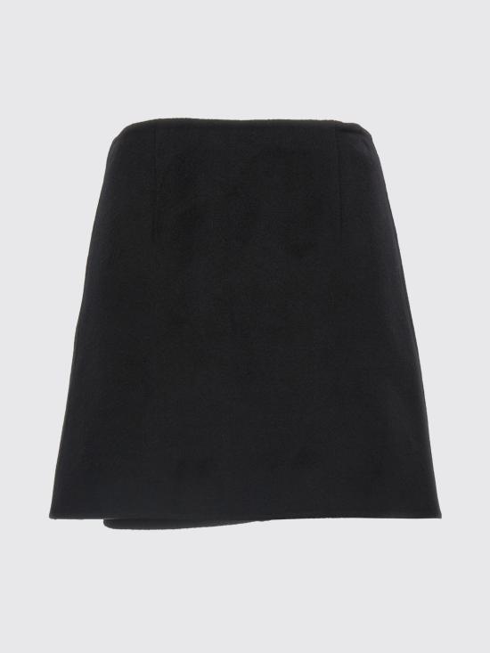 25FW 에르마노 설비노 스커트 D472O308GVJ 95708 Black - ERMANNO SCERVINO