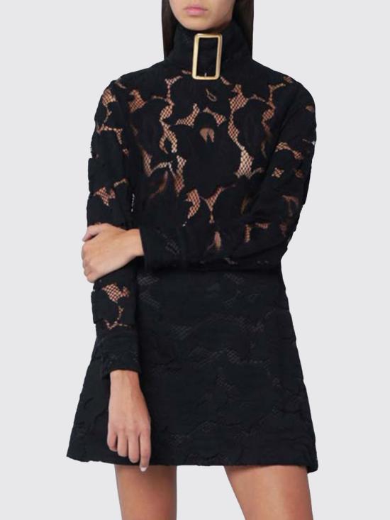 25FW 파투 롱 원피스 DR1930228 999B Black - PATOU