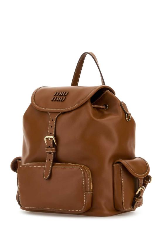  미우미우 백팩 5BZ042 2CRW F0046 COGNAC DOM - MIU MIU