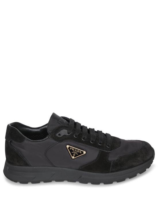 26FW 프라다 프락스 2.0 리나일론 앤 스웨이드 스니커즈 2EE436 D7C F0002 BLACK DOM