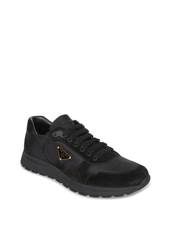 26FW 프라다 프락스 2.0 리나일론 앤 스웨이드 스니커즈 2EE436 D7C F0002 BLACK DOM - PRADA