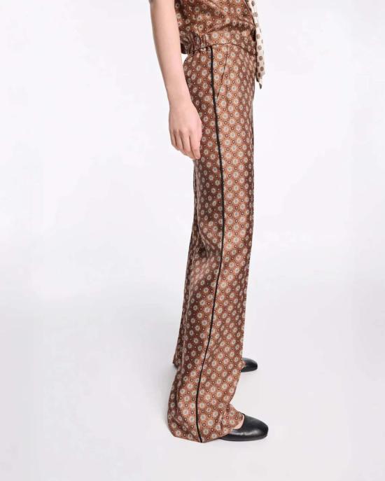  도로시 슈마허 스트레이트 팬츠 그래픽 드림 팬츠 브라운 - DOROTHEE SCHUMACHER