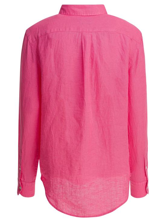 26SS 폴로 랄프로렌 포니 자수 리넨 셔츠 (211970730009) 211970730504PINK - POLO RALPH LAUREN