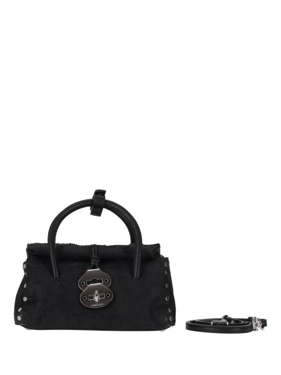 26SS 자넬라토 토트백 0687502260000BABY Z0001 BLACK ANNIVERSARIO