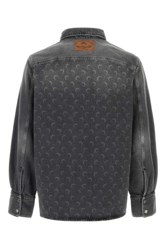 25FW 마린세르 긴팔 셔츠 USI035ACDEN0006 GR90 Printed - MARINE SERRE