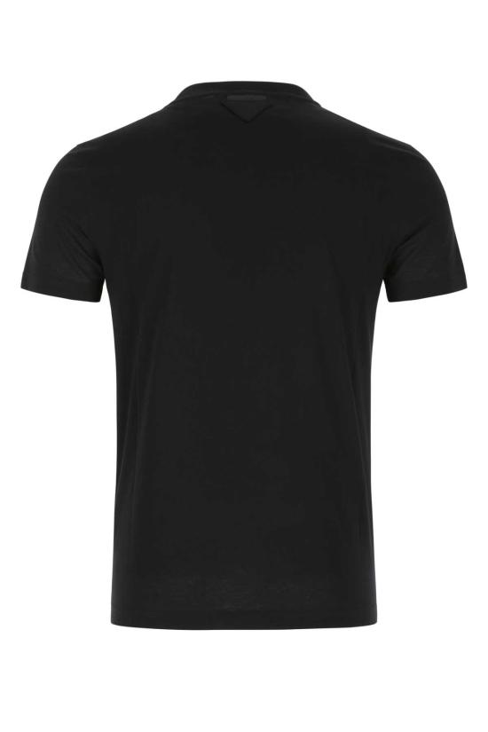 25FW 프라다 반팔 티셔츠 UJM492S22111CD F0002 Black - PRADA