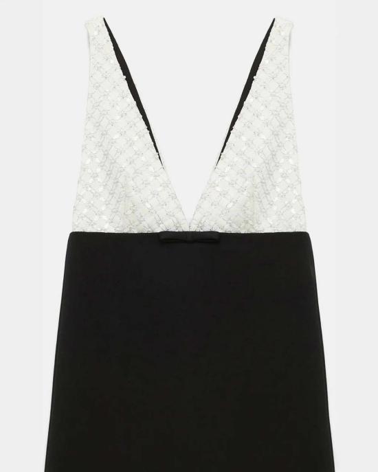  도로시 슈마허 숏 원피스 이모셔널 에센스 드레스 블랙 오프 화이트 - DOROTHEE SCHUMACHER