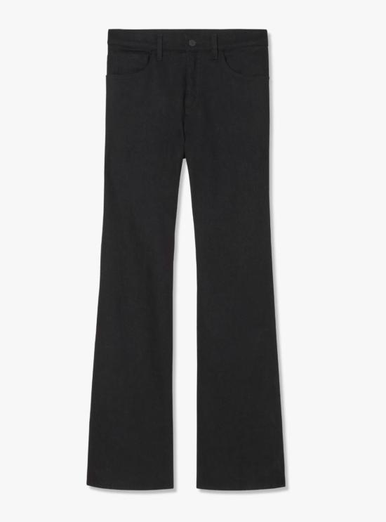  닐리로탄 데님 팬츠 닐리 로탄 셀리아 진 미드 라이즈 스트레치 플레어 데님 진 - NILI LOTAN