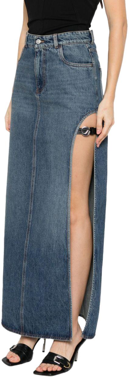 25FW 코페르니 미디 스커트 COPJ101F2014BLUEVINTAGE - COPERNI