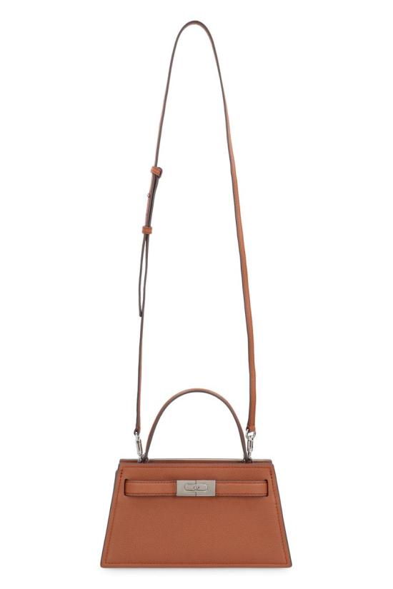 26SS 토리버치 리 라지윌 미니 탑 핸들백 175603 200 BROWN - TORY BURCH