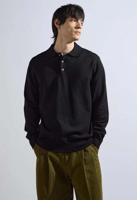  더 엔케이씨 스토어 긴팔 티셔츠 Nkc 스토어 테오 니트 긴팔 폴로