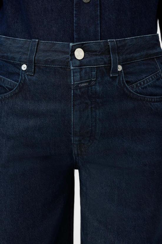  클로즈드 데님 팬츠 니카 와이드 레그 진 다크 블루 - CLOSED