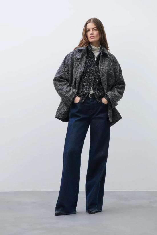  클로즈드 데님 팬츠 니카 와이드 레그 진 다크 블루