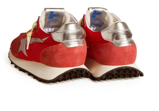 26SS 골든구스 나일론 어퍼 실버 스타 마라톤 스니커즈 GWF00683F00549240399 RED - GOLDEN GOOSE