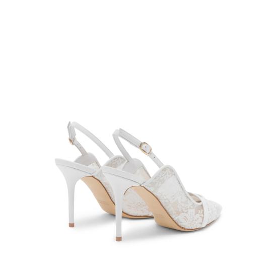 26SS 말론 슐저 힐/펌프스 MARION 85 68 WHITE - MALONE SOULIERS