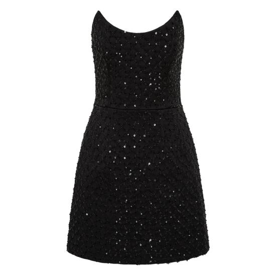 26SS 레베카 밸런스 미디 원피스 2504 1191 BLACK