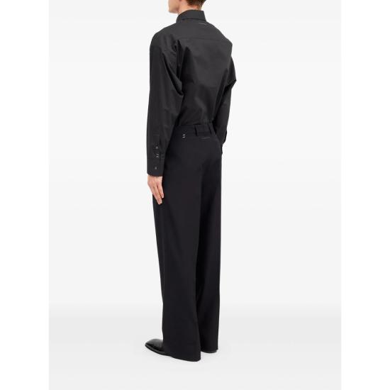 26SS MM6 메종마르지엘라 스트레이트 팬츠 M35436 SH0KA0067 900 BLACK - MM6 MAISON MARGIELA