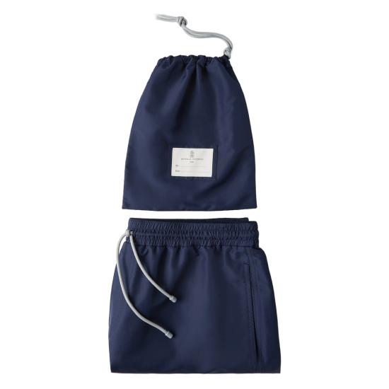 26SS 브루넬로 쿠치넬리 비치웨어 MW817043 CBA17 BLUE - BRUNELLO CUCINELLI