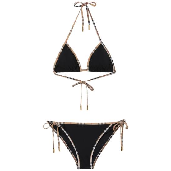 26SS 버버리 비키니 수영복 8070463 MATA R A1189 BLACK NEUTRALS