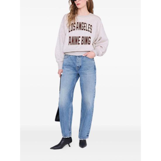 26SS 애니빙 긴팔 티셔츠 A 08 11677 BGI15 GREY - ANINE BING