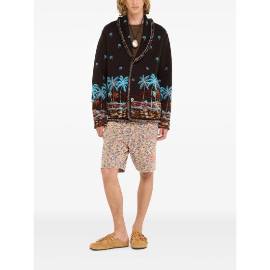 26SS 알라누이 가디건 LMHB039R26KN I005 6E43 BROWN BLUE - ALANUI