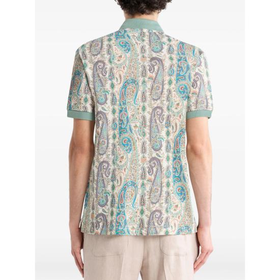 26SS 에트로 폴로 티셔츠 AKF86 MRMD0004 X0880 NEUTRALS BLUE - ETRO