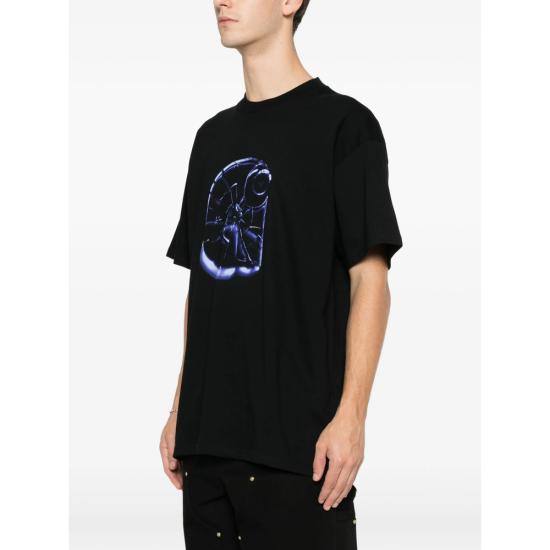 26SS 칼하트 반팔 티셔츠 I036016 89XX BLACK - CARHARTT