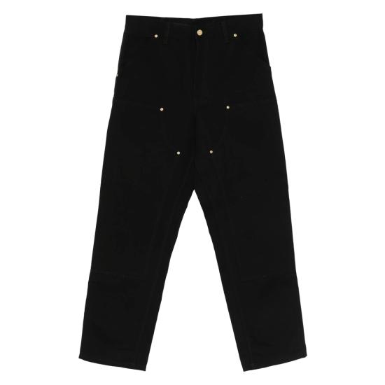 26SS 칼하트 더블 니 팬츠 I036274 8901 BLACK