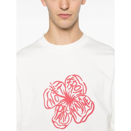 26SS 드롤드무슈 반팔 티셔츠 J TS292 CO002 OFFWH WHITE - DROLE DE MONSIEUR