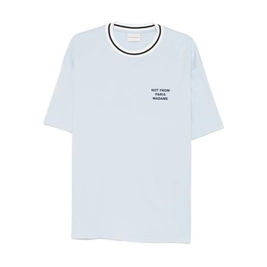 26SS 드롤드무슈 반팔 티셔츠 J TS189 CO002 LIBLU BLUE