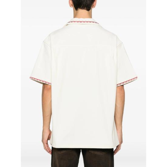 26SS 드롤드무슈 반팔 셔츠 J SH227 CO215 OFFWH WHITE - DROLE DE MONSIEUR