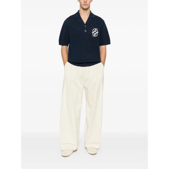 26SS 드롤드무슈 폴로 티셔츠 J PO171 CO207 NAVY BLUE - DROLE DE MONSIEUR