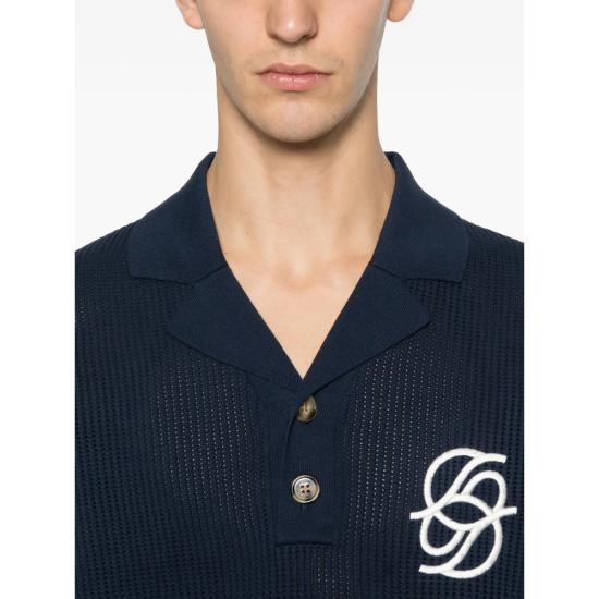 26SS 드롤드무슈 폴로 티셔츠 J PO171 CO207 NAVY BLUE - DROLE DE MONSIEUR