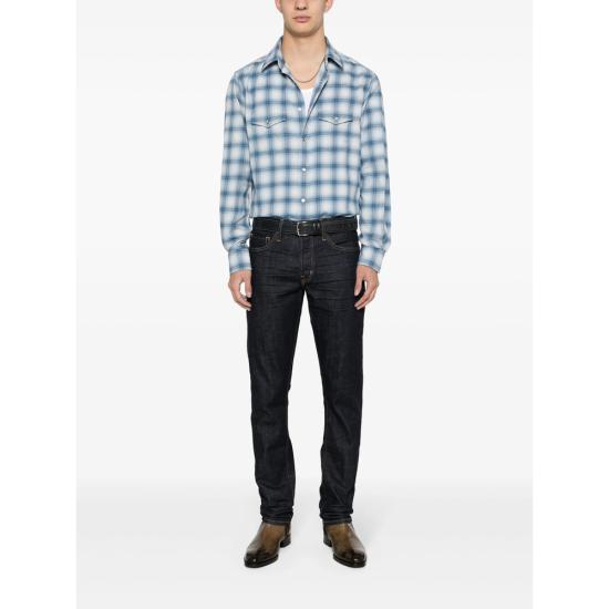 25FW 톰포드 데님 DMC034S24 DPS001 HB775 BLUE - TOMFORD